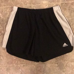 Black adidas shorts
